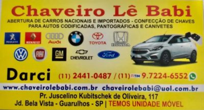 Chaveiro Em Guarulhos – Chaveiro Lê babi