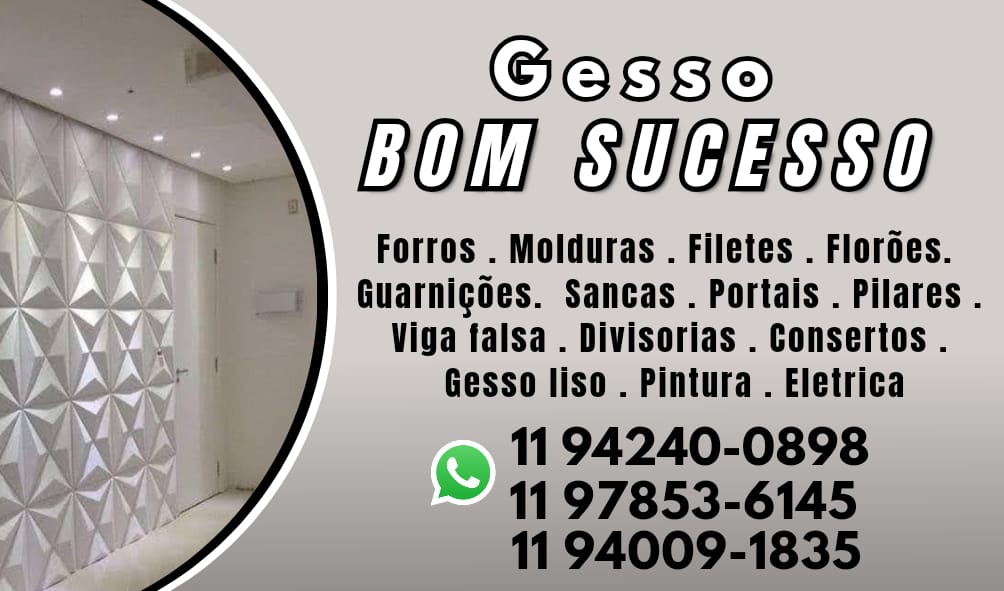 Gesso Bom Sucesso – Gesso em Jundiaí