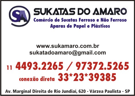Sukatas do Amaro – Sucatas em Várzea Paulista