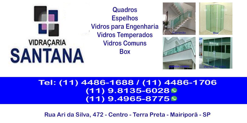 Santana Vidraçaria em Mairiporã