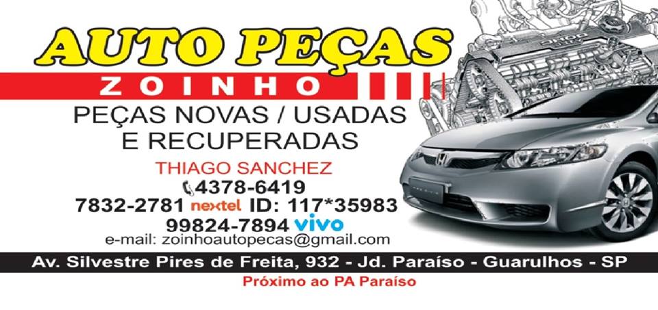 Auto Peças Zoinho – Auto Peças E Desmanche – Em Guarulhos