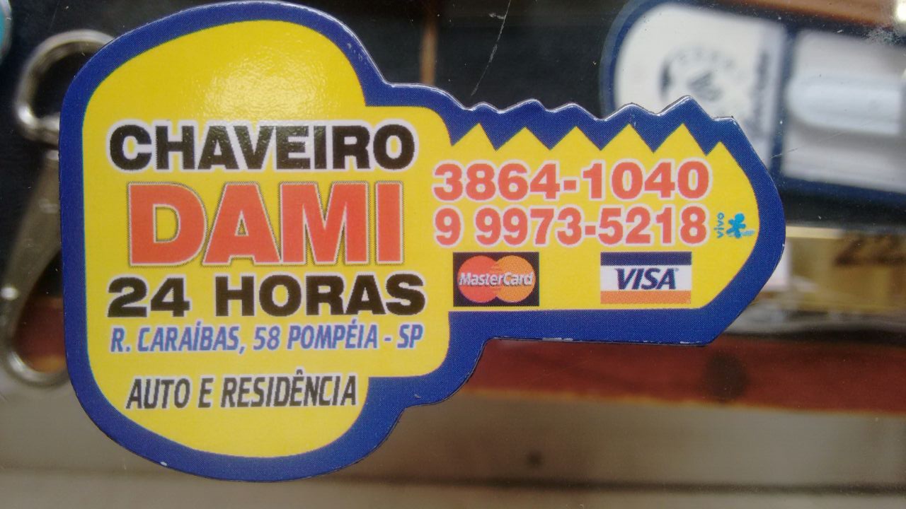 Auto Chaveiro E Relojoaria Equipe Dami 24 horas- Chaveiro 24 Horas Em São Paulo SP