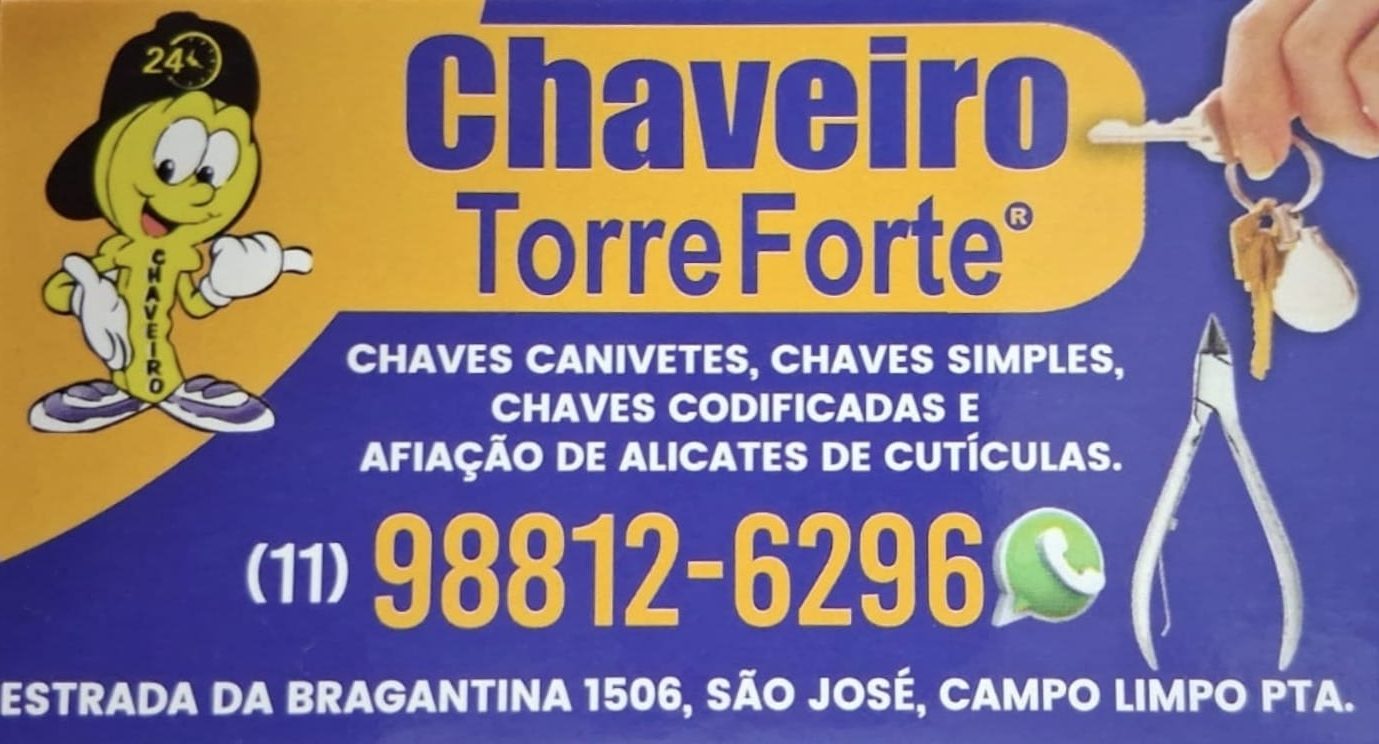 Chaveiro Torre Forte em Campo Limpo Paulista