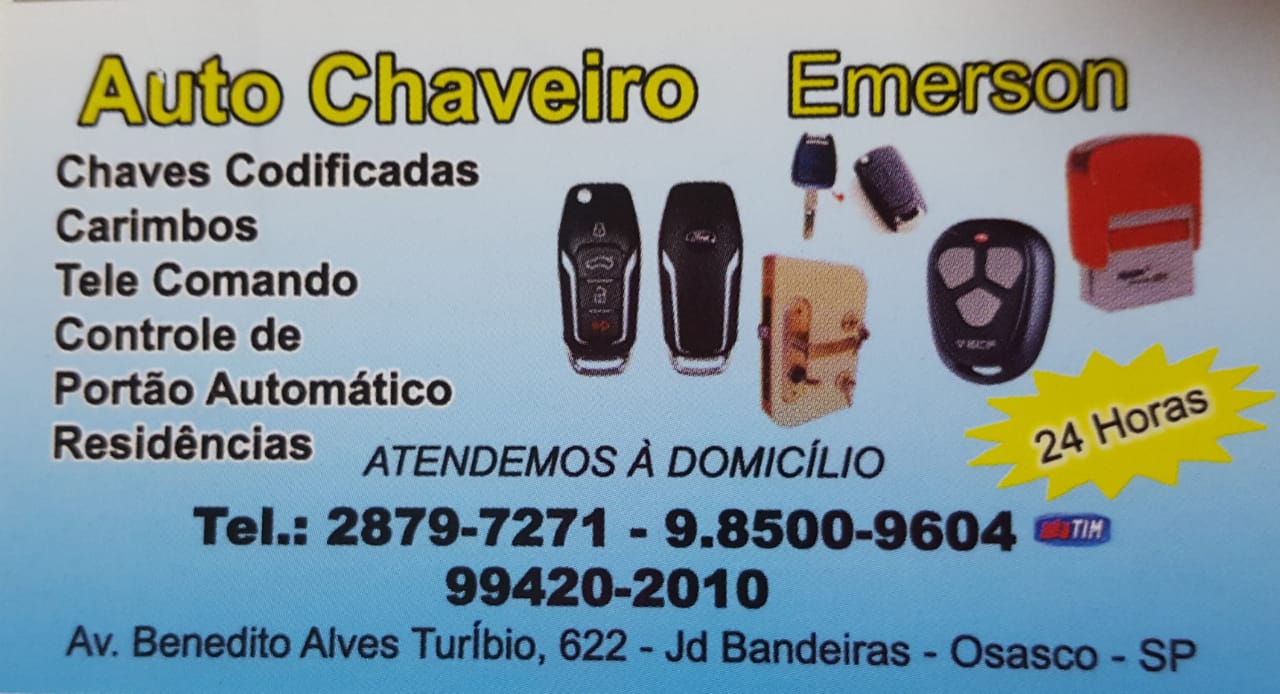 Auto Chaveiro Emerson – Chaveiro em Osasco