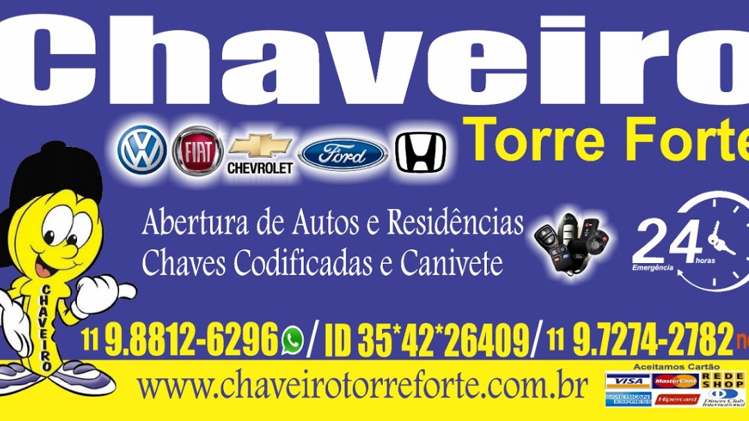 Chaveiro Torre Forte em Campo Limpo Paulista