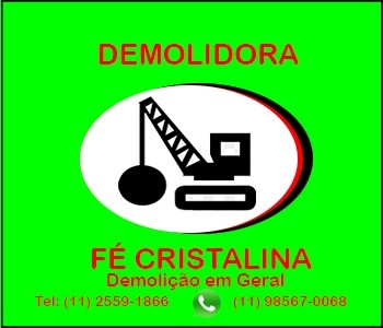 Demolidora Na Zona Leste São Paulo – Demolidora Fe Cristalina