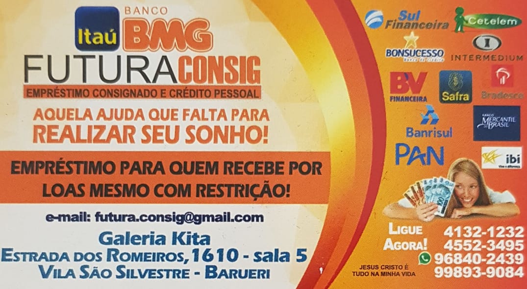 Futura Consig Empréstimo Consignado E Credito Pessoal – Em Barueri – SP