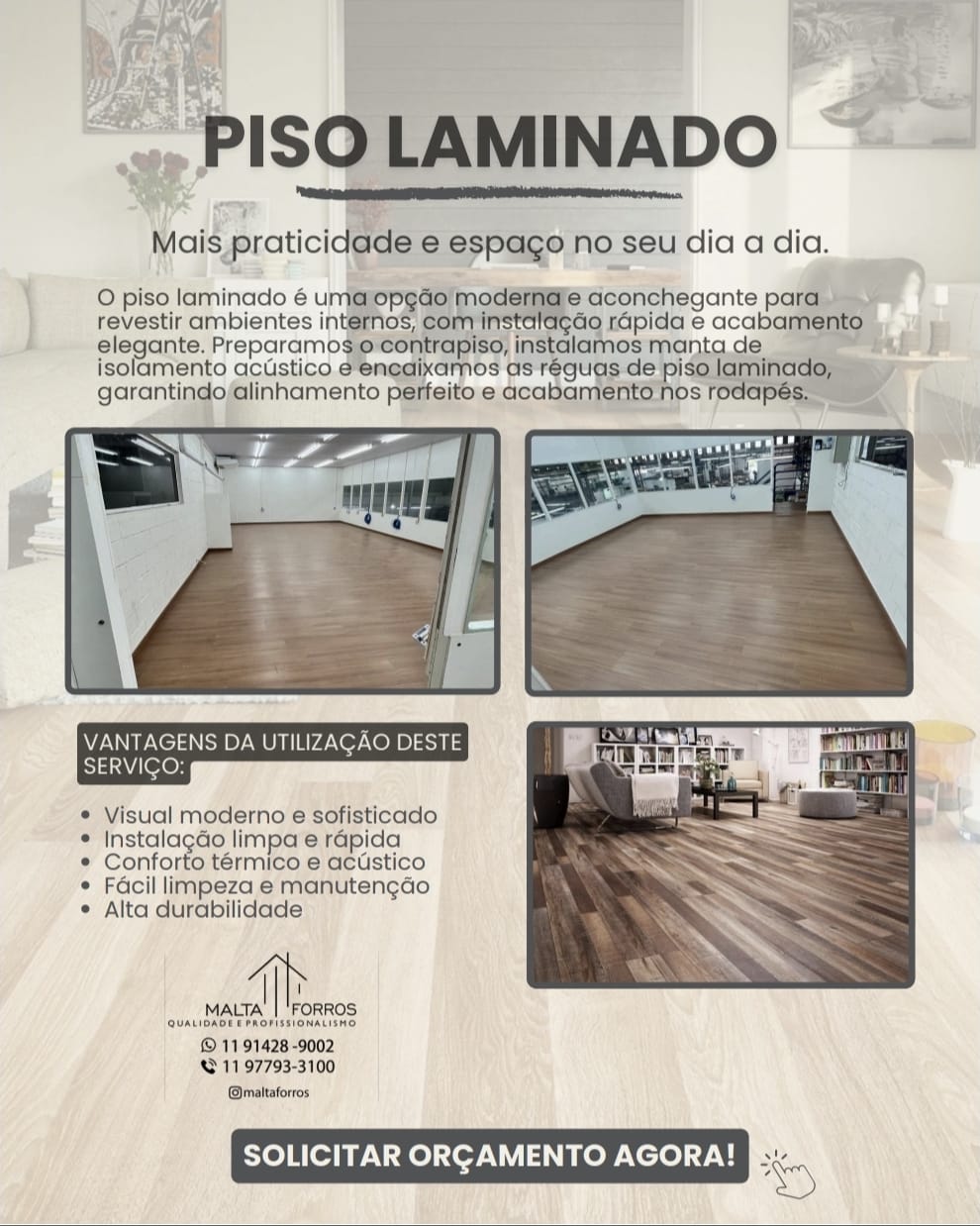 Malta Forros e Divisórias em Jundiaí