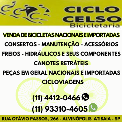 Bicicletaria em Atibaia – Celso Ciclo